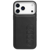 Audi TT Synthetic Leather MagSafe Case for iPhone 17 Pro Max - Black