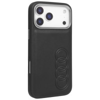 Audi TT Synthetic Leather MagSafe Case for iPhone 17 Pro Max - Black