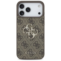 Guess 4G Big Logo Case for iPhone 17 Pro Max - Brown