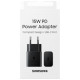 Samsung Tikla lādētājs Samsung 15W PD USB-C Melns
