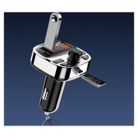 Dudao R2PRO+ Transmitter with PD25W Bluetooth 5.3 RGB Charging Ports - Black and Silver