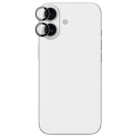 Amazingthing Lens Glass for iPhone 17 with Black Aluminum Frame