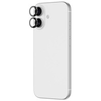 Amazingthing Lens Glass for iPhone 17 with Black Aluminum Frame
