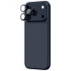 Amazingthing Sapphire Camera Glass for iPhone 17 Pro / Pro Max - with Blue Frame