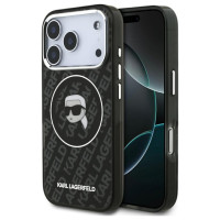 Karl Lagerfeld IML Karl Head Logo MagSafe Case for iPhone 17 Pro - Black