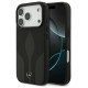 Mercedes Leather The Move MagSafe Case for iPhone 17 Pro - Black