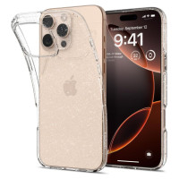 Spigen Liquid Crystal iPhone 16 Pro Case - Clear Glitter