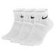 Nike Everyday Cushion Ankle 3Pak M SX7667-100 socks (34 - 38)