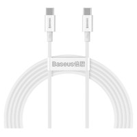 Baseus CATYS-C02 USB-C - USB-C PD QC FCP cable 100W 5A 2m - white