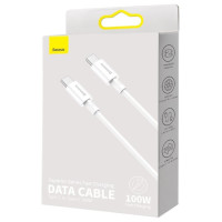 Baseus CATYS-C02 USB-C - USB-C PD QC FCP cable 100W 5A 2m - white