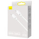 Baseus CATYS-C02 USB-C - USB-C PD QC FCP cable 100W 5A 2m - white
