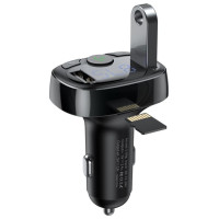 Baseus Bluetooth transmitter / car charger Baseus S-09A (Overseas Edition) - black