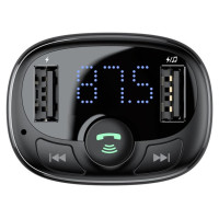 Baseus Bluetooth transmitter / car charger Baseus S-09A (Overseas Edition) - black