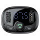 Baseus Bluetooth transmitter / car charger Baseus S-09A (Overseas Edition) - black