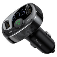 Baseus Bluetooth transmitter / car charger Baseus S-09A (Overseas Edition) - black