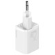 Baseus Si USB-C 25W 3A fast charger with USB-C / USB-C 1m cable - white