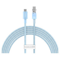 Baseus Explorer 100W USB-C - USB-C Cable with Intelligent Temperature Sensor 2m - Blue