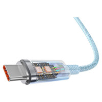 Baseus Explorer 100W USB-C - USB-C Cable with Intelligent Temperature Sensor 2m - Blue