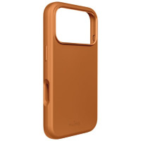 Puro Pure Icon Mag Pro Liquid Silicone Case for iPhone 17 Pro Max, MagSafe Compatible, with Camera Protection and Aluminum Buttons - Orange