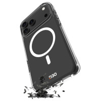 Puro Impact Clear D3O TPU+PC Case Compatible with MagSafe for iPhone 17 Pro Max - Transparent