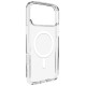 Puro Lite Mag TPU+PC Case Compatible with MagSafe for iPhone 17 Pro Max - Transparent with White Ring