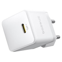Baseus Palm 1C 20W Wall Charger (with Baseus Mini White USB-C 60W (20V/3A) 1m Cable) - White