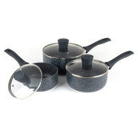 Russell Hobbs RH00847EU7 Nightfall Stone 3-Piece Saucepan Set