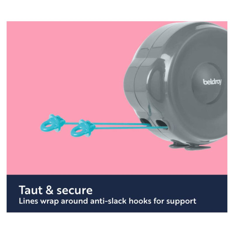 Beldray LA035822FEU7 Retractable Clothesline &ndash; 30 Metres