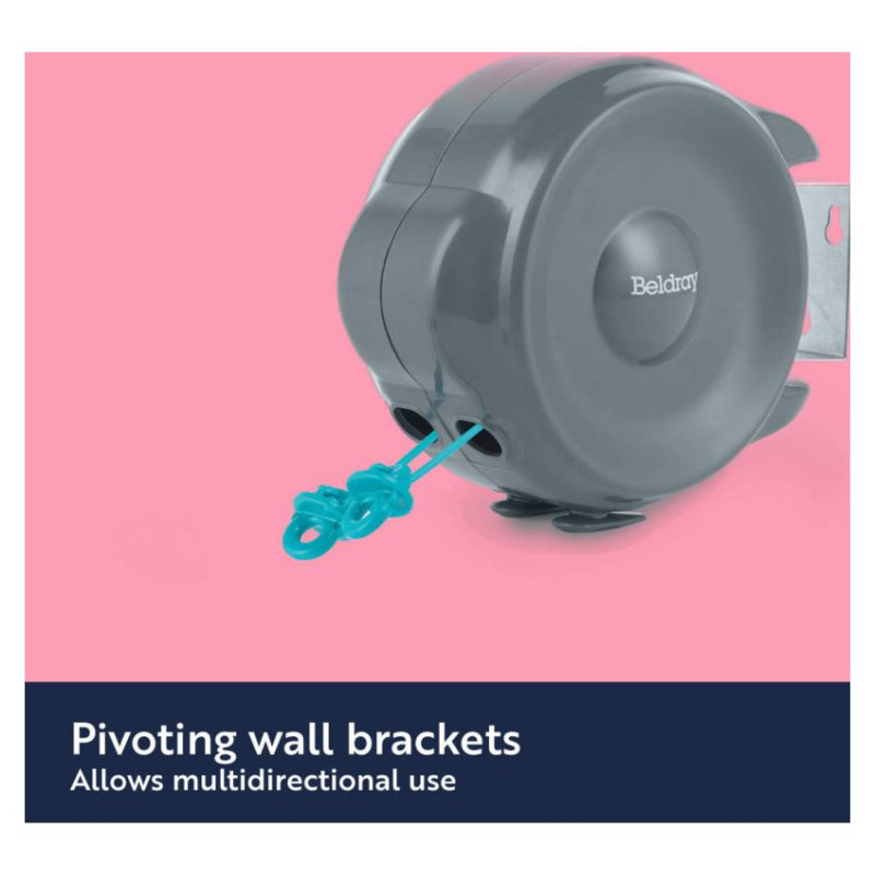 Beldray LA035822FEU7 Retractable Clothesline &ndash; 30 Metres