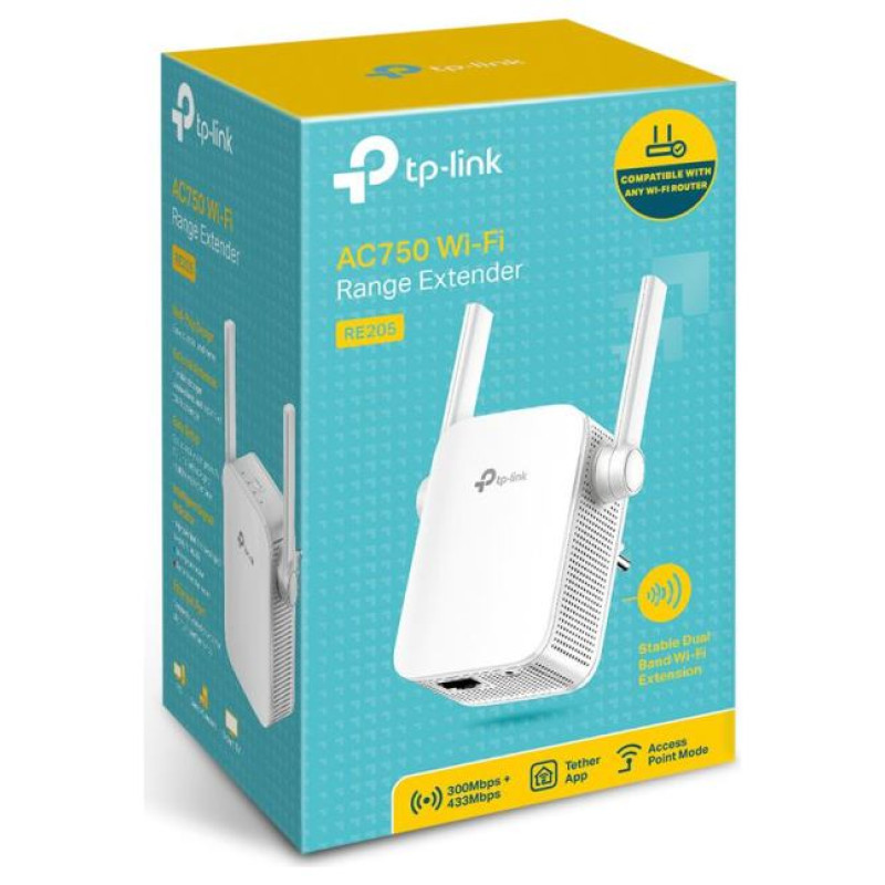 Tp-Link WRL RANGE EXTENDER 733MBPS/RE205 TP-LINK