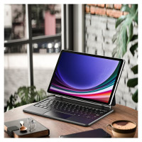 Dux Ducis Keyboard (MK Series) Case with Bluetooth Keyboard for Samsung Galaxy Tab S9+ / S8+ / S7+ - Black