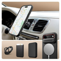 Tech-Protect Kevlar Aura MagSafe Case for iPhone Air - Black