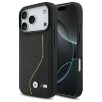 BMW M Carbon Line & Logo MagSafe Case for iPhone 17 Pro - Yellow