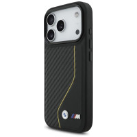 BMW M Carbon Line & Logo MagSafe Case for iPhone 17 Pro - Yellow