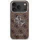 Guess 4G Big 4G Classic Logo case for iPhone 17 - brown and silver
