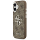 Guess 4G Big 4G Classic Logo case for iPhone 17 - brown and silver