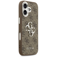 Guess 4G Big 4G Classic Logo case for iPhone 17 - brown and silver