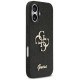 Guess Fixed Glitter Big 4G case for iPhone 17 - black
