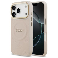Guess Peony Hot Stamp MagSafe Case for iPhone 17 Pro - Pink