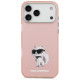 Karl Lagerfeld IML Aquarelle Choupette & Logo MagSafe Case for iPhone 17 Pro Max - Pink