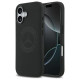 Mercedes Leather Vintage Logo MagSafe Case for iPhone 17 - Black