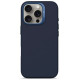 Decoded AntiMicrobial Silicone Backcover Case with MagSafe for iPhone 16 Pro - Navy Blue