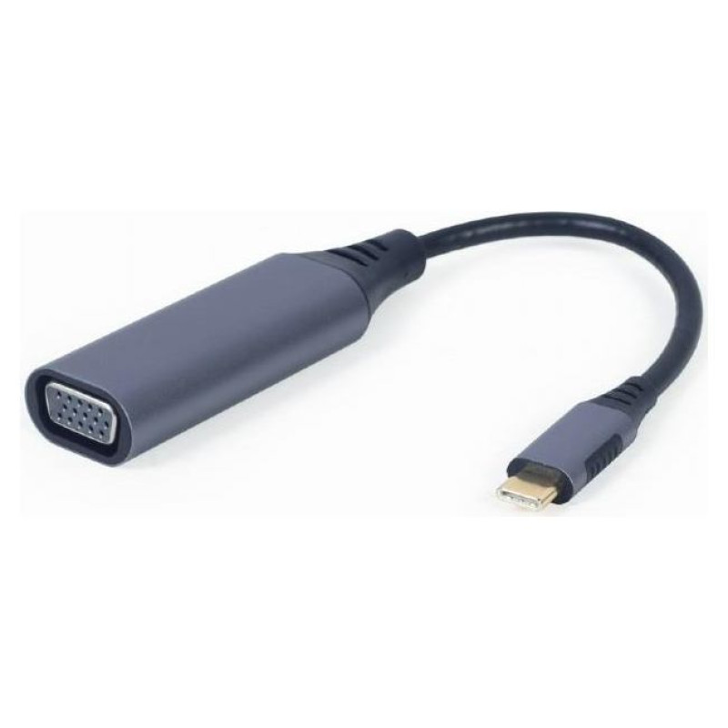 Gembird I/O ADAPTER USB-C TO VGA/GREY A-USB3C-VGA-01 GEMBIRD