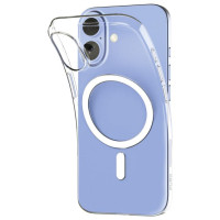 Puro 0.3 MAG Ultra-Slim TPU Case Compatible with MagSafe for iPhone 17 - Transparent