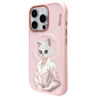 Nimmy Magnetic fashion cute pet MagSafe case for iPhone 16 Pro - pink