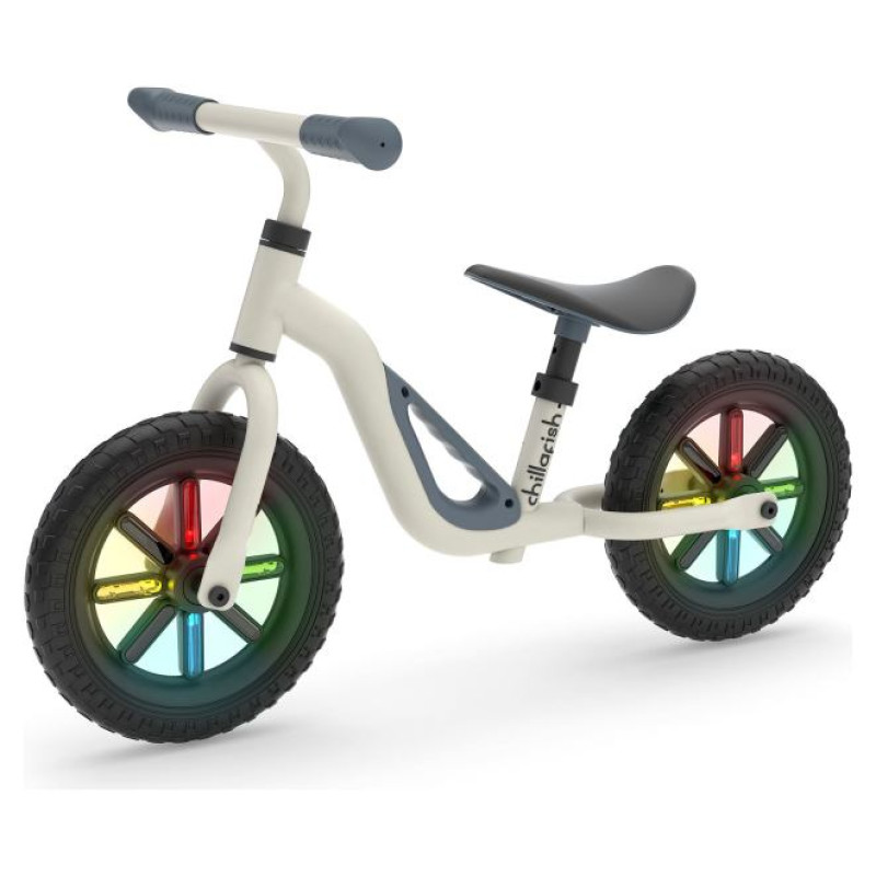 Chillafish Charlie 10"  līdzsvara velosipēds, bē&scaron;s, ar gaismiņām no 1,5  līdz 4 gadiem - CPCH02BEI