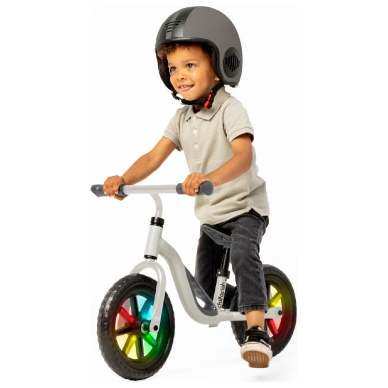 Chillafish Charlie 10"  līdzsvara velosipēds, bē&scaron;s, ar gaismiņām no 1,5  līdz 4 gadiem - CPCH02BEI