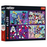 Trefl DISNEY MICKEY MOUSE Pužļu komplekts 4x250 gab.