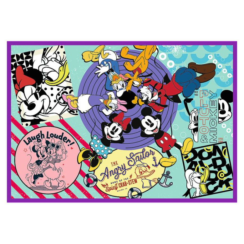 Trefl DISNEY MICKEY MOUSE Pužļu komplekts 4x250 gab.