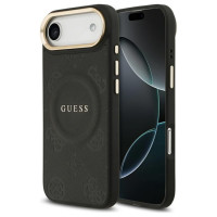 Guess Peony Hot Stamp MagSafe Case for iPhone Air - Black